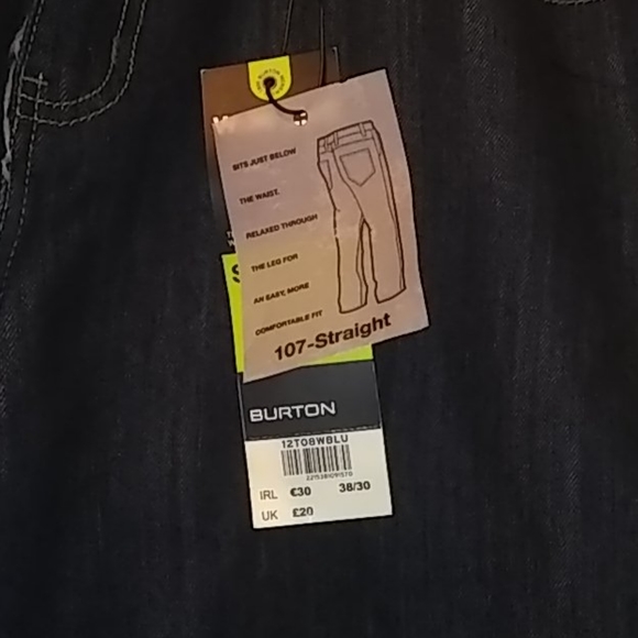 Mens Straight Denim Jeans - Picture 5 of 11